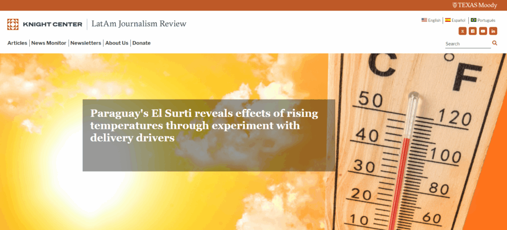 Paraguay's El Surti reveals effects of rising temperatures through experiment with delivery drivers