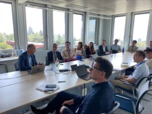 Dr. Andreas Flouris presents his latest research on heat stress to ILO colleagues